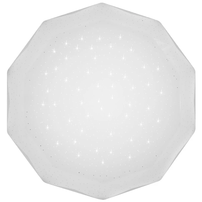 LED stropné svetlo s efektom nočnej oblohy SKY EFECT - 10W, 6500K (studená biela), 34cm, biele