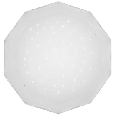LED stropné svetlo s efektom nočnej oblohy SKY EFECT - 10W, 6500K (studená biela), 34cm, biele