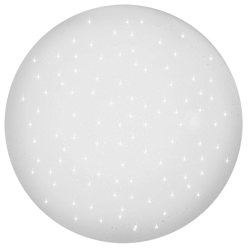 LED stropné svietidlo s efektom nočnej oblohy SKY EFECT - 16W, 6500K (studená biela), 51cm, biele
