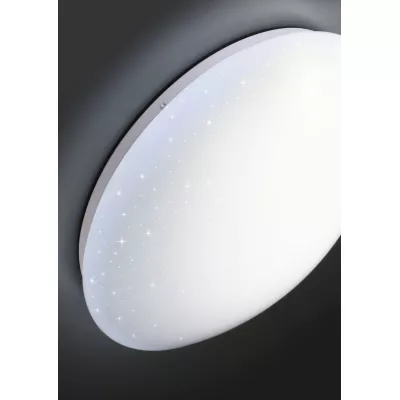 LED stropné svietidlo s efektom nočnej oblohy SKY EFECT - 16W, 6500K (studená biela), 51cm, biele