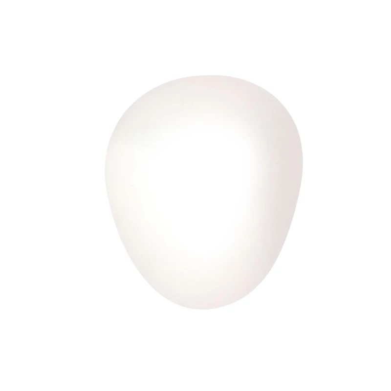 Nástenné osvetlenie v japandi štýle STONES - 1xE27, 40W, 20cm, čierne / biele