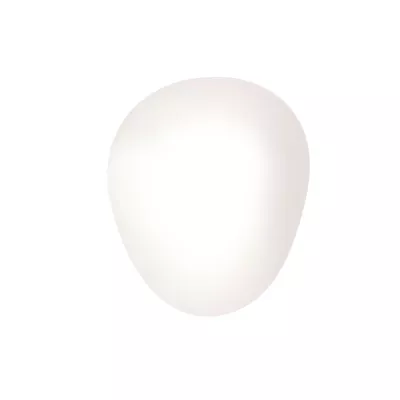 Nástenné osvetlenie v japandi štýle STONES - 1xE27, 40W, 20cm, čierne / biele