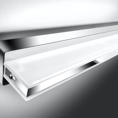 Nástenné LED osvetlenie nad zrkadlo SUMO - 12W, 6500K (studená biela), chrómované