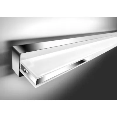 Nástenné LED osvetlenie nad zrkadlo SUMO - 12W, 6500K (studená biela), chrómované