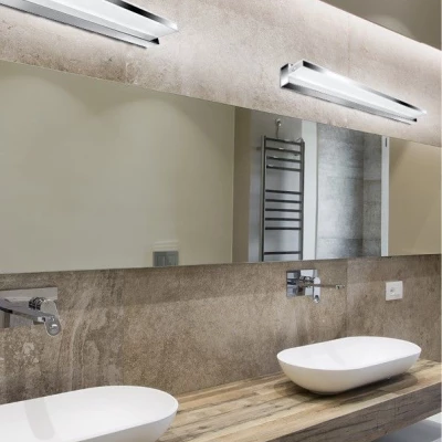 Nástenné LED osvetlenie nad zrkadlo SUMO - 12W, 6500K (studená biela), chrómované