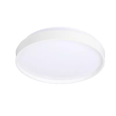 LED stropnica s efektom hviezdnej oblohy TEXAS - 15W, 4000K (denná biela), 29cm, okrúhle, biele