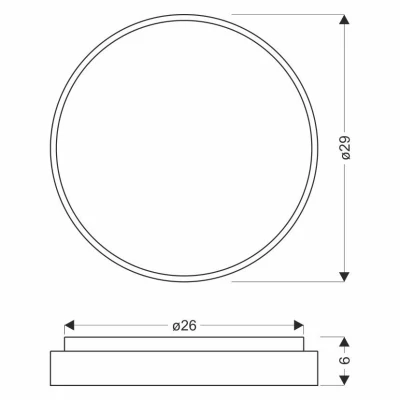 LED stropnica s efektom hviezdnej oblohy TEXAS - 15W, 4000K (denná biela), 29cm, okrúhle, biele