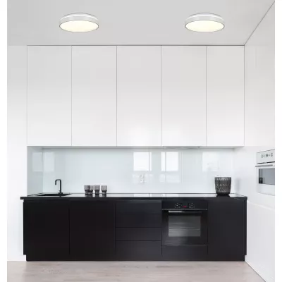 LED stropnica s efektom hviezdnej oblohy TEXAS - 18W, 4000K (denná biela), 34cm, okrúhle, biele