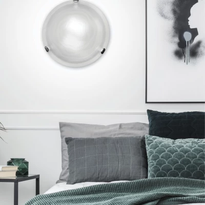 Nástenné / stropné LED osvetlenie WRAP - 12W, 4000K (denná biela), 30cm, okrúhle, biele