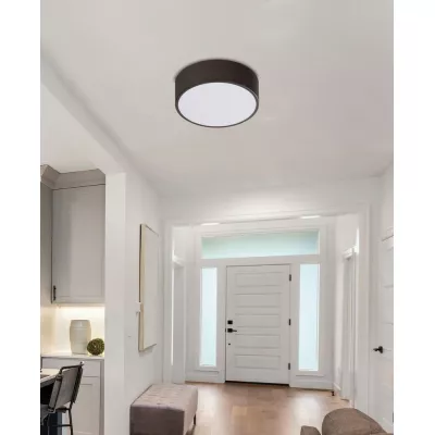 Stropné LED prisadené svietidlo ZIGO - 10W, 4000K (neutrálna biela), wenge
