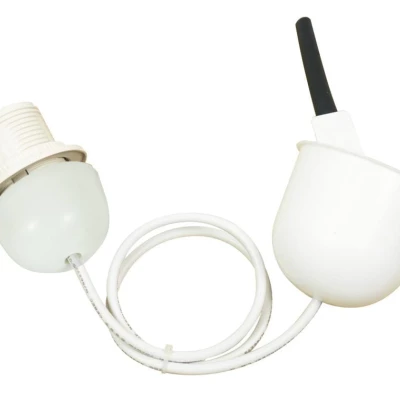 Plastový záves so stropnou krytkou FILODE - 1xE27, 60W, biely