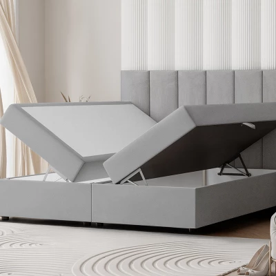 Hotelová posteľ DELTA 1 - 140x200, šedá