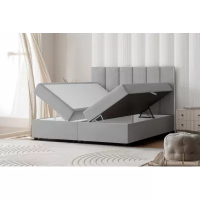 Hotelová posteľ DELTA 1 - 160x200, tmavo šedá