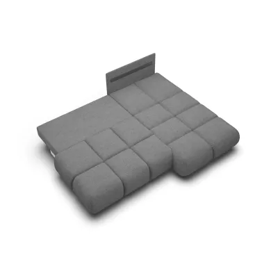 Rohová sedacia súprava SELKIR - tmavo šedá, pravý roh