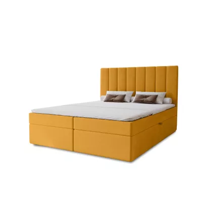 Hotelová manželská posteľ 180x200 GRETNA - medová + topper ZADARMO