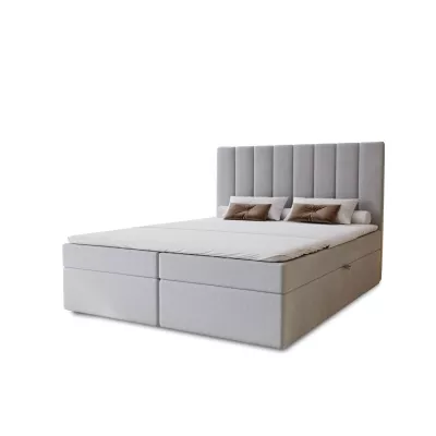 Hotelová manželská posteľ 180x200 GRETNA - plavá béžová + topper ZADARMO
