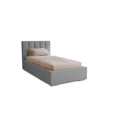 Jednolôžková čalúnená posteľ 90x200 EMPORIA - platinová