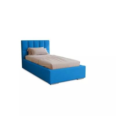 Jednolôžková čalúnená posteľ 90x200 EMPORIA - modrá