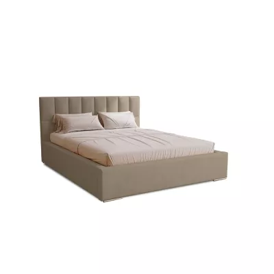 Jednolôžková čalúnená posteľ 120x200 EMPORIA - latte