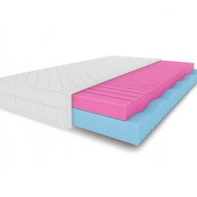 Masážny matrac s dvoma úrovňami tvrdosti 160x200x25 BUCKHALL