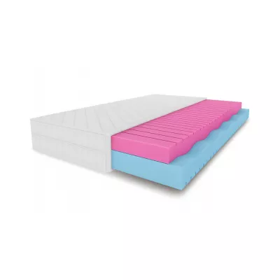 Masážny matrac s dvoma úrovňami tvrdosti 120x200x25 BUCKHALL