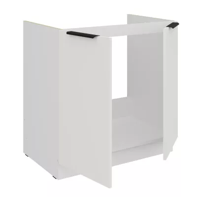 Drezová skrinka LUNARA - šírka 80 cm, biela