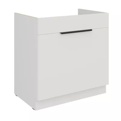 Dolná skrinka na drez LUNARA - šírka 80 cm, biela