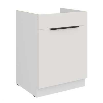 Dolná skrinka na drez LUNARA - šírka 60 cm, biela