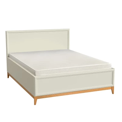Manželská posteľ s úložným priestorom 160x200 ELLENSBURG - kašmír