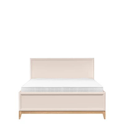 Manželská posteľ s úložným priestorom 160x200 ELLENSBURG - kašmír