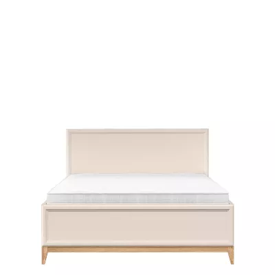 Manželská posteľ s úložným priestorom 160x200 ELLENSBURG - kašmír