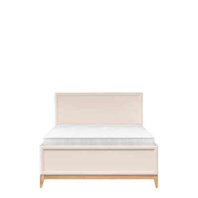 Manželská posteľ s úložným priestorom 140x200 ELLENSBURG - kašmír