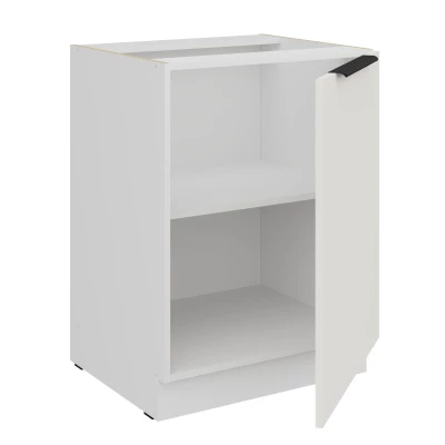 Dolná jednodverová skrinka LUNARA - šírka 60 cm, biela