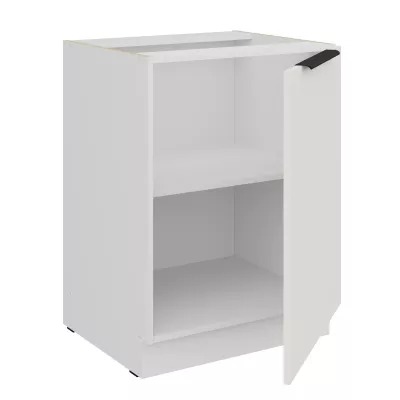 Dolná jednodverová skrinka LUNARA - šírka 60 cm, biela