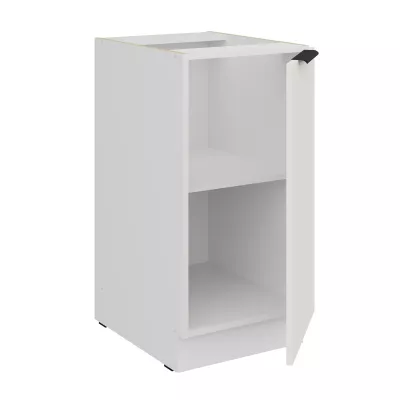 Dolná jednodverová skrinka LUNARA - šírka 40 cm, biela