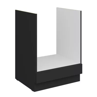 Sporáková skrinka LUNARA - šírka 60 cm, čierna
