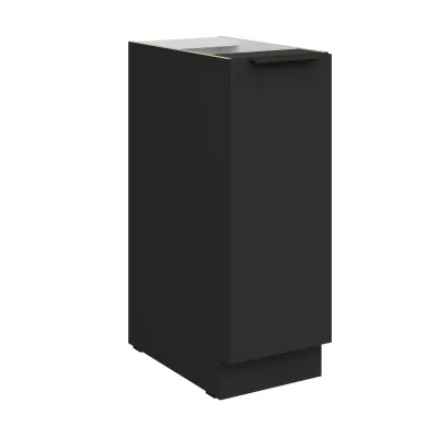 Výsuvná skrinka LUNARA - šírka 30 cm, čierna
