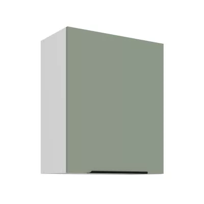 Horná kuchynská skrinka LUNARA - šírka 60 cm, zelená / biela