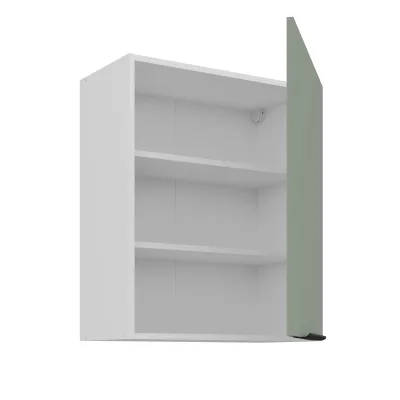 Horná kuchynská skrinka LUNARA - šírka 60 cm, zelená / biela