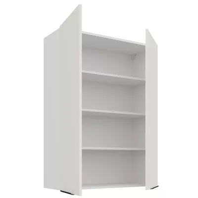 Vysoká horná kuchynská skrinka LUNARA - šírka 80 cm, biela
