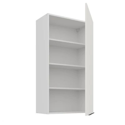 Vysoká horná kuchynská skrinka LUNARA - šírka 60 cm, biela