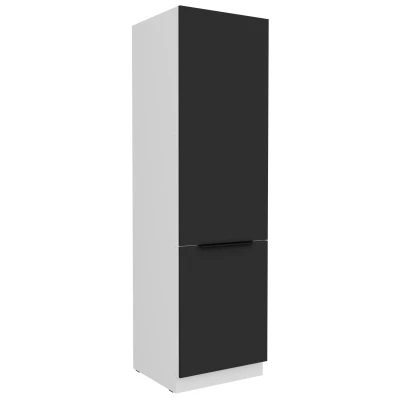 Potravinová skriňa LUNARA - šírka 60 cm, čierna / biela