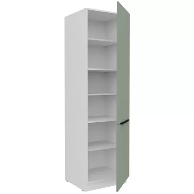 Potravinová skriňa LUNARA - šírka 60 cm, zelená / biela