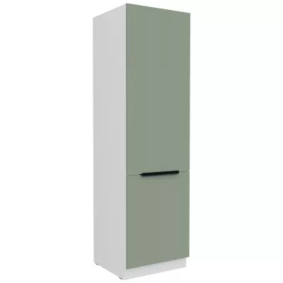 Potravinová skriňa LUNARA - šírka 60 cm, zelená / biela