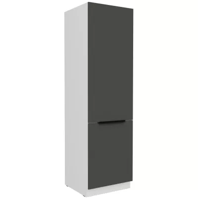 Potravinová skriňa LUNARA - šírka 60 cm, grafit / biela