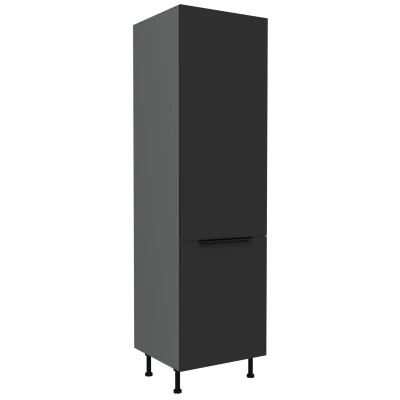 Potravinová skriňa LUNARA - šírka 60 cm, čierna / antracit