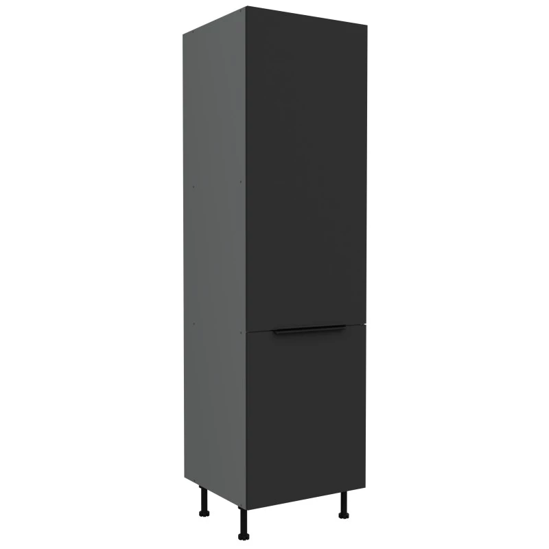 Potravinová skriňa LUNARA - šírka 60 cm, čierna / antracit