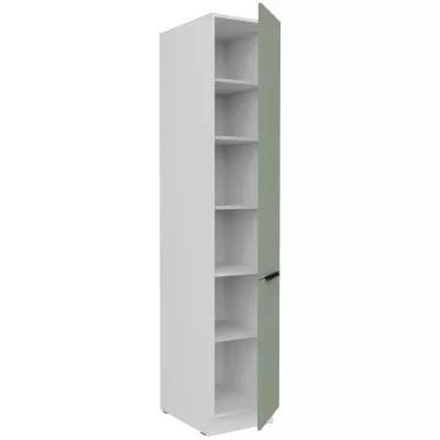 Potravinová skriňa LUNARA - šírka 40 cm, zelená / biela