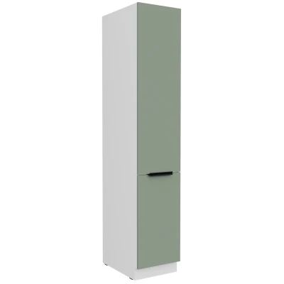 Potravinová skriňa LUNARA - šírka 40 cm, zelená / biela
