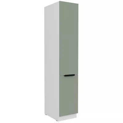 Potravinová skriňa LUNARA - šírka 40 cm, zelená / biela